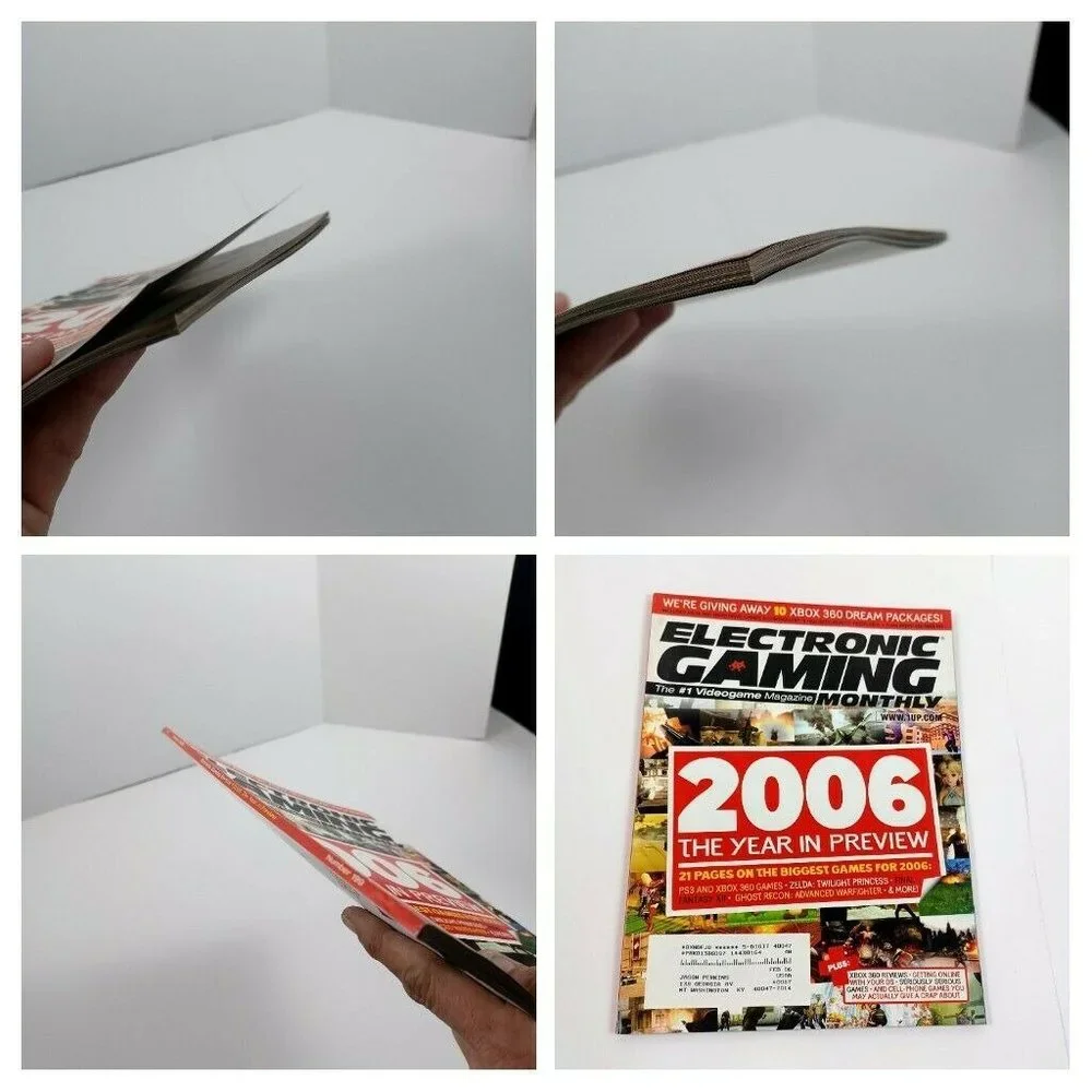 Electronic Gaming Monthly Magazine Year In Preview Issue 199 Jan 06 *MINOR WEAR*